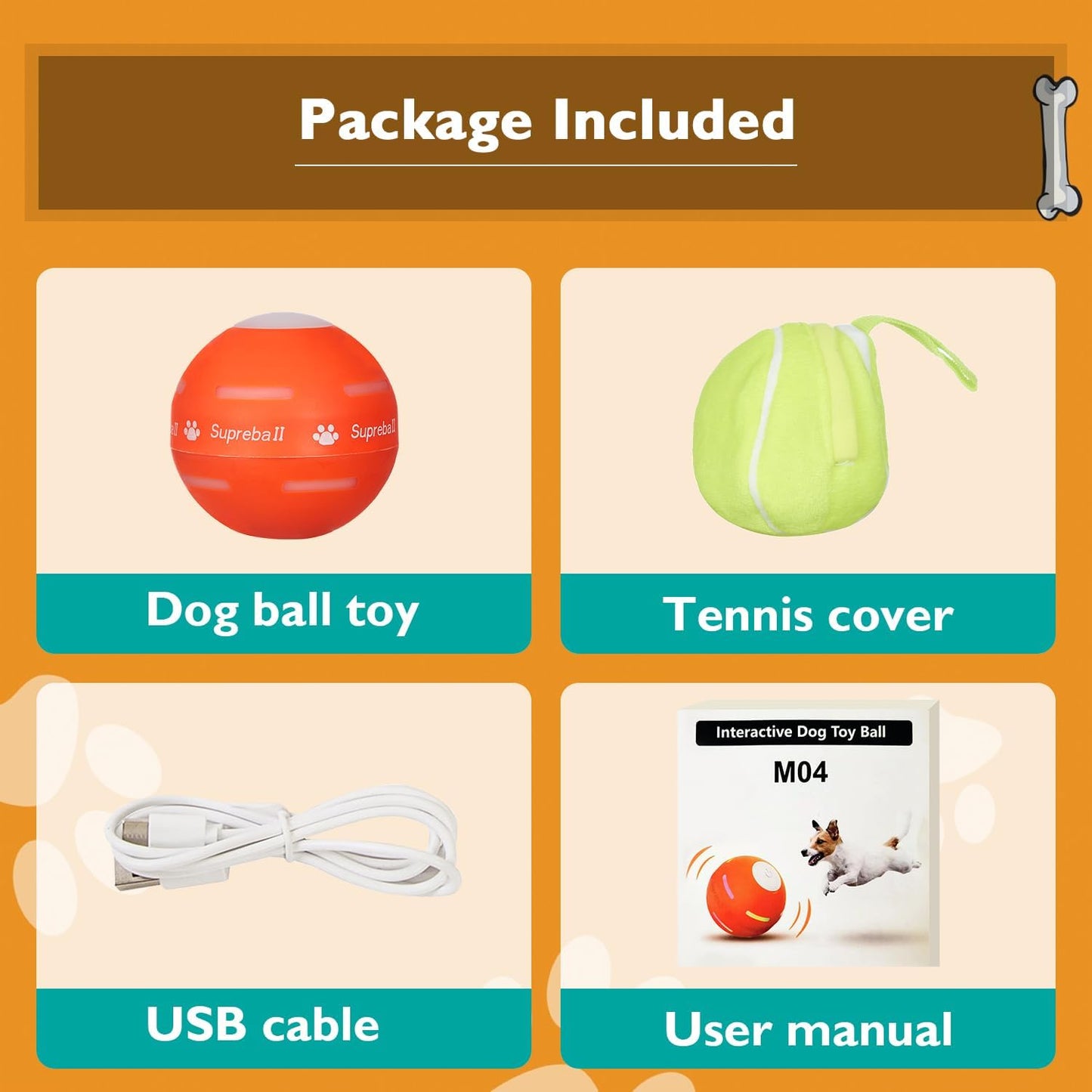 Shiropaws ™ Interactive Dog Ball