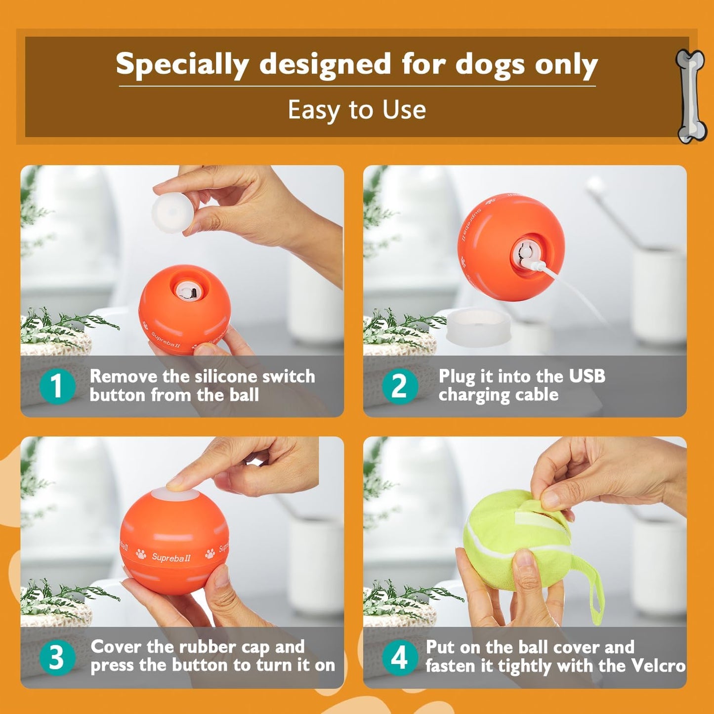 Shiropaws ™ Interactive Dog Ball