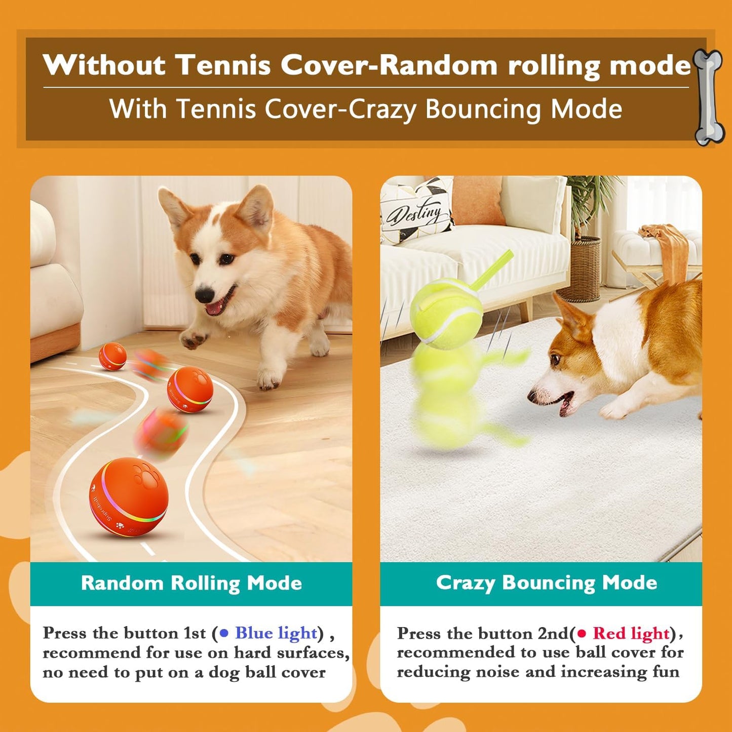 Shiropaws ™ Interactive Dog Ball