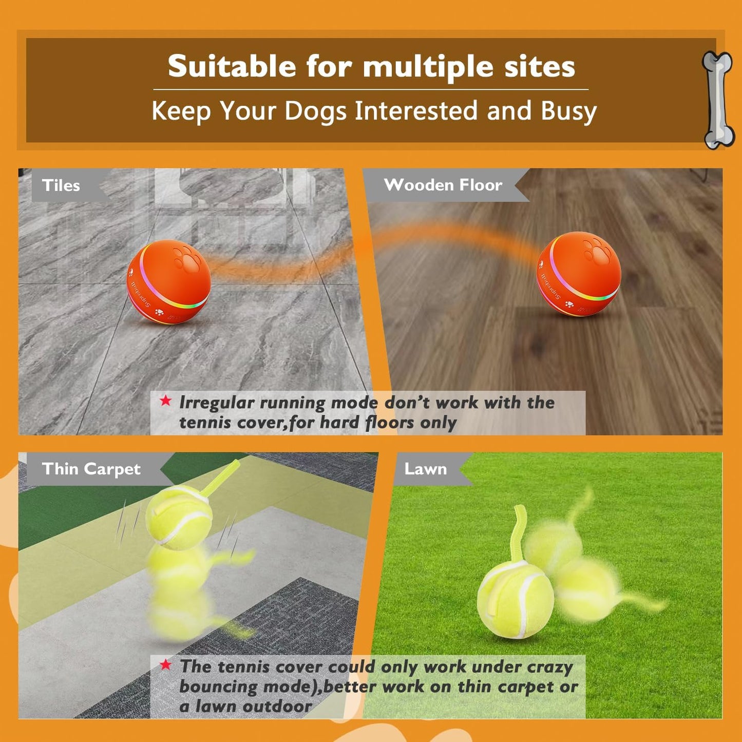 Shiropaws ™ Interactive Dog Ball