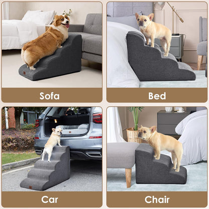 Shiropaws ™ Pet Stairs Ramp 4-Step