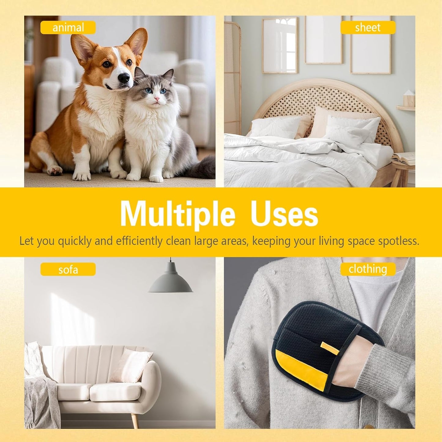 Shiropaws™ Pet Hair Removal Glove