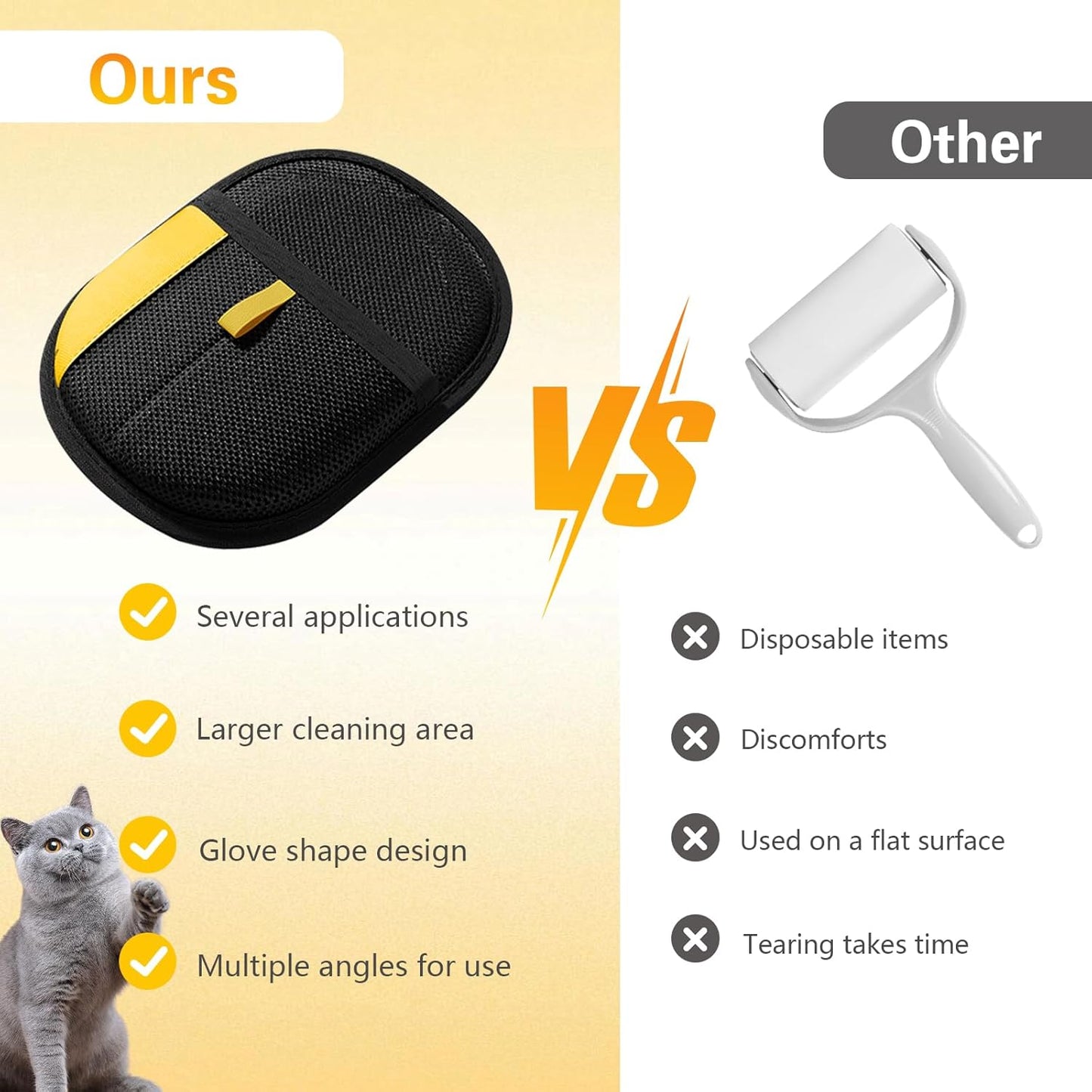Shiropaws™ Pet Hair Removal Glove